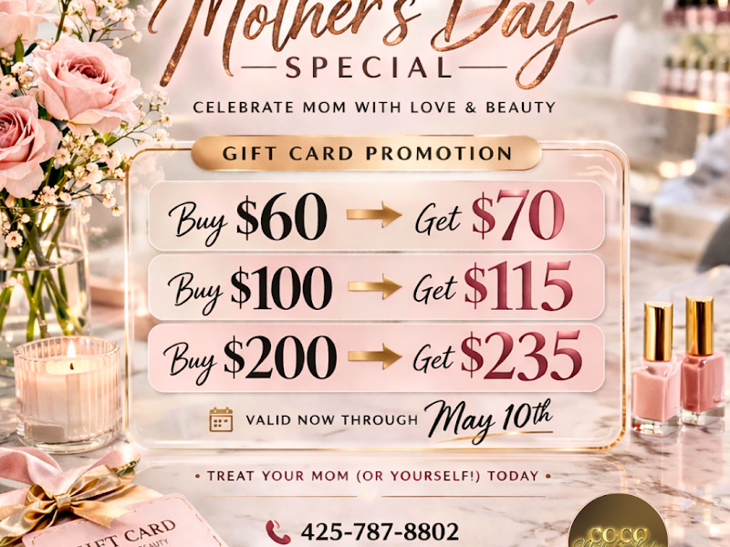 Coco Nails & Lashes Mill Creek